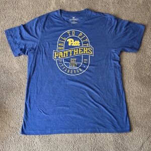 Colosseum Men's Blue Pitt Panthers Graphic Tee, Size XXL